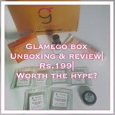 glamego box unboxing review rs 199
