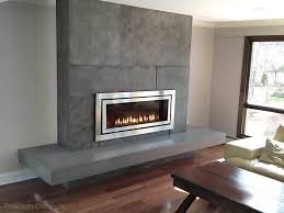 concrete fireplace surrounds
