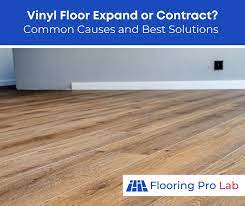 does vinyl flooring expand or contract