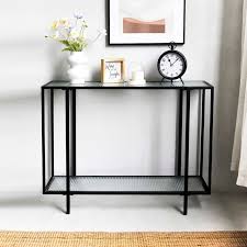 crosby st cooper metal console table black
