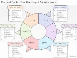Ppt Slide Round Chart For Business Development Strategic