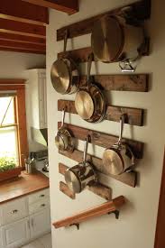 Wall mount pot rack kitchen cookware hanging organizer with 15 hooks. 10 Wall Mounted Pot Rack And Pan Storage Ideas That Rock Kitchen Wall Storage Kitchen Remodel Small Kitchen Wall Decor