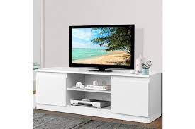 Our selection helps cut the. Artiss Tv Entertainment Unit Gala Tv Cabinet Stand White Kogan Com