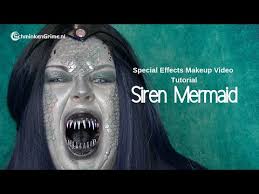siren mermaid special effects makeup