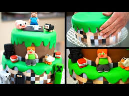 minecraft birthday cake tutorial you
