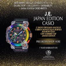 Shop the watch at casio.com. Casio Japan Edition G Shock Frogman Analogue Limited Edition Borneo Rainbow Toad Gwf A1000brt 1ajr Men S Fashion Watches On Carousell
