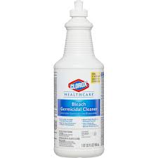 The Clorox Company Clorox Healthcare Bleach Germicidal Cleaner Liquid 0 25 Gallon 32 Fl Oz 1 Each White