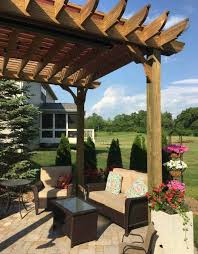 build a pergola on a concrete patio