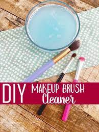 diy makeup brush cleaner easy way to