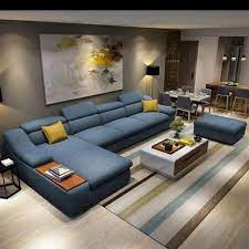 wooden modern luxury sofa set living