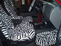 Zebra Print Car Seat