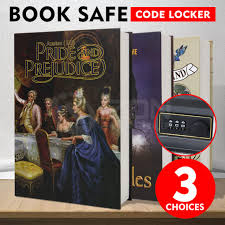 book safe code locker book secret