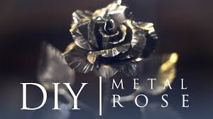 Great for overlaying text on photos or making a cut out for various shapes. How To Make A Metal Rose Without Welding And Forging 9 Steps With Pictures Instructables