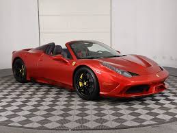 With over 16 years experience hiring out some of the most beautiful ferrari's, we are in a unique position to offer the the largest selection of ferrari's including: 2015 Used Ferrari 458 Italia 2 Door Convertible At Mini North Scottsdale Serving Phoenix Az Iid 20191409