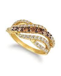 le vian honey and chocolate rings set