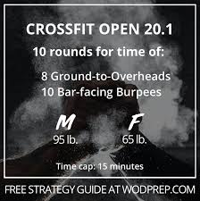 Crossfit Open 20 1 The Workout Youve Been Waiting For