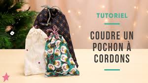 diy couture pochons en tissu à coulisse