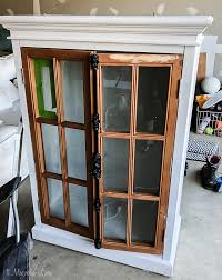 A New Glass Cabinet In Our Kitchen