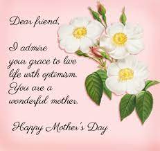 Happy Mother's Day my friend greetings