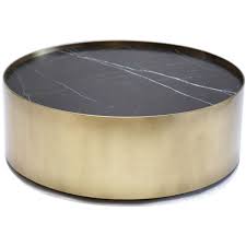 brass drum coffee table