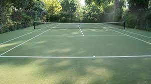 tennis court available in the