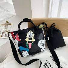 Túi Đeo Chéo Vải Canvas In Hình Chuột Mickey Xinh Xắn Zara giá cạnh tranh