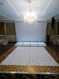 gold led dance floor afled lighting