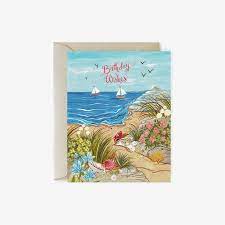 Exclusive myrtle beach discount card! Beach Path Birthday Card Oanabefort