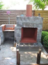 Concrete Block Outdoor Fireplace Plans
