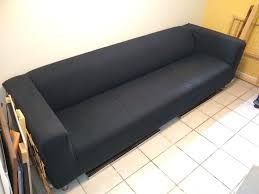 ikea klippan 4 seater sofa long black