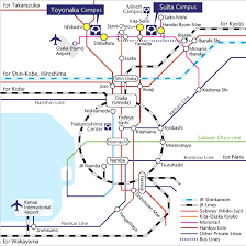 Discount osaka metro passes & more. Department Of Physics Osaka University Access Map