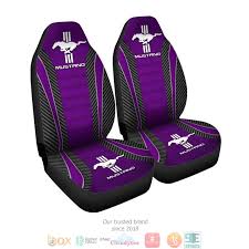 Ford Mustang Purple Car Seat Covers
