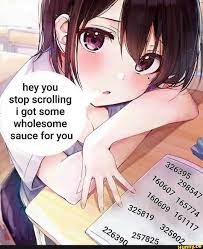 Hey you stop scrolling i got some wholesome sauce for - iFunny