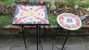 Create Mosaic Yard Art By Upcycling