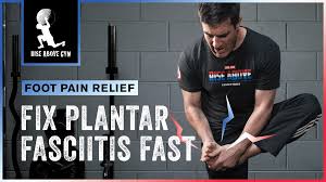 how to fix plantar fasciitis fast