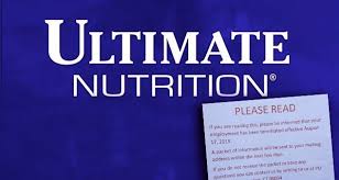 ultimate nutrition closes its doors on