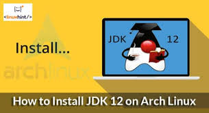 how to install jdk 12 on arch linux