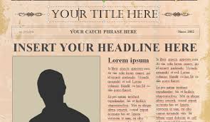 Editable Newspaper Template The Awesome Web With Editable Newspaper