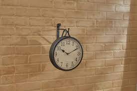 Iron Hook Park Designs Hanging Clock