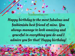 cute birthday wishes for best friend female
