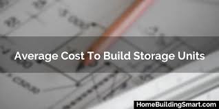 average cost to build storage units 2024