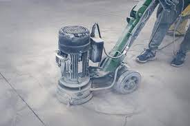 concrete floor before painting