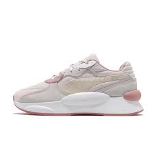 Details About Puma Rs 9 8 Space Beige White Pink Suede Womens Lifestyle Running Shoes 37023005