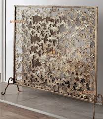 Gold Fireplace Screens Doors For