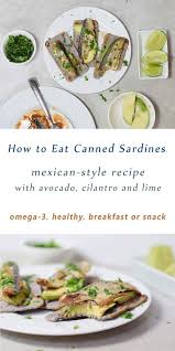 how to eat canned sardines mexican
