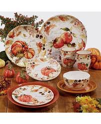 Autumn Botanical Dinner Plate Set