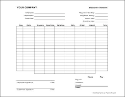 Free Printable Timesheet Template Monthly Excel Semi Monthly
