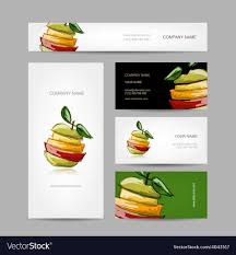 Business Cards Design Slices Of Fruits
