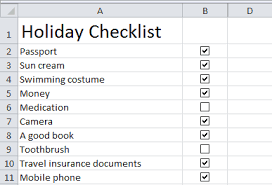 6 Excel Checklist Templates Word Excel Templates