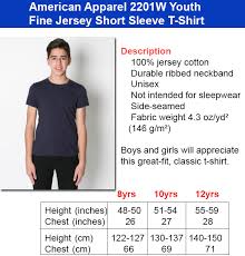 Kids Size Chart Youth2 Get Bent Tees